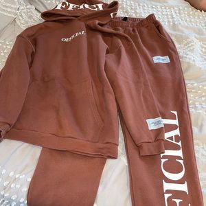 Boohoo matching sweat set